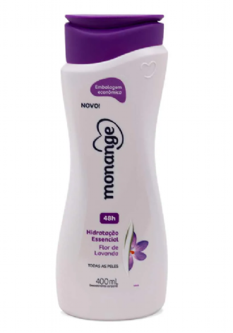Hidratante Desodorante Monange Hidrata��o Essencial Flor de Lavanda 400ml