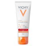 PROTETOR SOLAR FACIAL TOQUE SECO ANTIMANCHAS COR 4.0 FPS 60 VICHY CAPITAL SOLEIL UV-PIGMENT CONTROL 40G