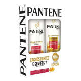 KIT SHAMPOO PANTENE 175ML + CONDICIONADOR 175ML CACHOS