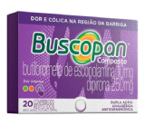Buscopan Composto Butilbrometo de Escopolamina 10mg + Dipirona Sdica 250mg 20 comprimidos