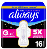 ABSORVENTE ALWAYS NORTUNO COM ABAS SUAVE 16UN