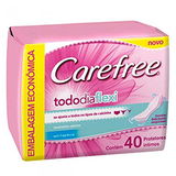 ABSORVENTE CAREFREE PROTETOR DI�RIO FLEXI SEM PERFUME 40 UNIDADES