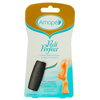 AMOP� PEDI PERFECT LIXA P/ O ESFOLIADOR ELETR�NICO PARA OS P�S C/ 1 LIXA ROTATIVA