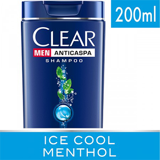 SHAMPOO ANTICASPA CLEAR MEN ICE COOL MENTHOL 200ML