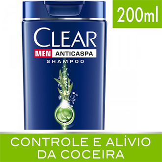 SHAMPOO CLEAR MEN ANTICASPA CONTROLE DA COCEIRA 200ML