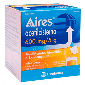AIRES LARANJA 600MG 16 ENVELOPES DE 5G CADA