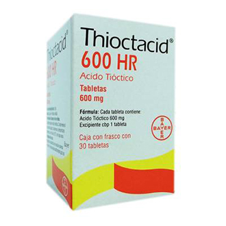 THIOCTACID 600 MG 30 COMPRIMIDOS | Drogão Super
