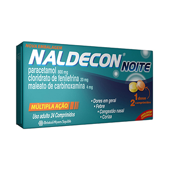 NALDECON NOITE 24 COMPRIMIDOS