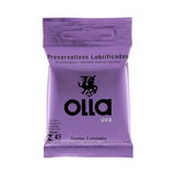 PRESERVATIVO LUBRIFICADO OLLA UVA 3 UNIDADES