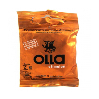 PRESERVATIVO OLLA STIMULUS 3 UNIDADES