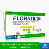 FLORATIL 200MG 6 CPSULAS