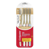 ESCOVA DENTAL COLGATE SLIM SOFT GOLD ULTRA SUAVE/ MACIA 4UN