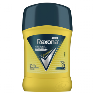 DESODORANTE ANTITRANSPIRANTE REXONA V8 DRY MEN 45G STICK