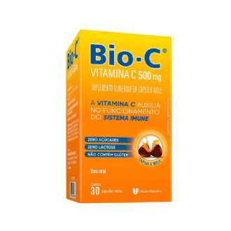 Suplemento Vitamina C Bio-C 500Mg 30 C�psulas Uniao Quimica