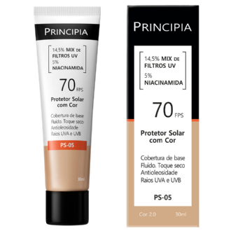 PROTETOR SOLAR PRINCIPIA FPS70 PS-05 COR 2.0 30ML