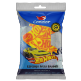 ESPONJA PARA BANHO CONDOR HOT WHEELS 1UN