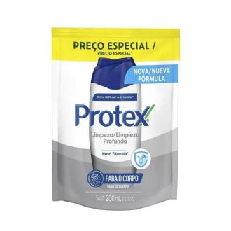 SABONETE LIQUIDO PROTEX LIMPEZA PROFUNDA REFIL 200ML