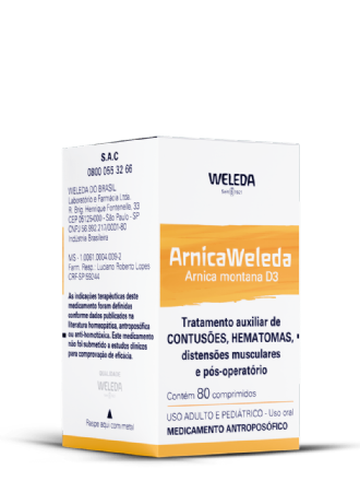 ARNICA  D3 WELEDA 80 COMPRIMIDOS