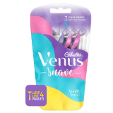 KIT APARELHO DESCART�VEL PARA DEPILAR GILLETTE VENUS SIMPLY3 SUAVE 4 UNIDADES