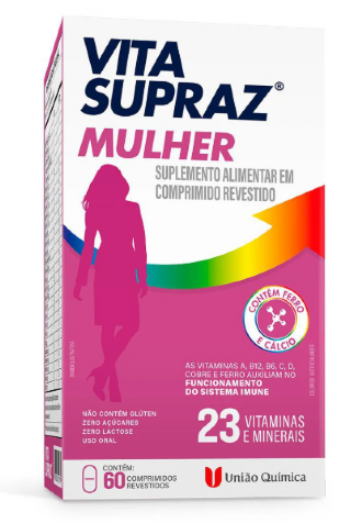 Multivitam�nico Vitasupraz Mulher 60 Comprimidos