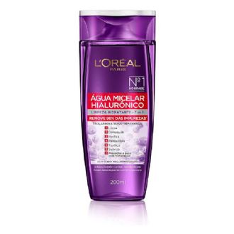GUA MICELAR LOREAL HIALURNICO LIMPEZA HIDRATANTE 7 EM 1 200ML