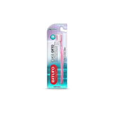 ESCOVA DE DENTE ORTOD�NTICA BITUFO CLASS ORTO MACIA M�DIA + PROTETOR DE CERDAS