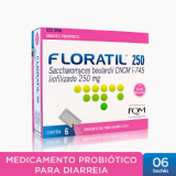 FLORATIL AT 250MG 6 ENVELOPES COM 1,25GR