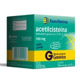 ACETILCISTENA 100MG 16 ENVELOPES EUROFARMA