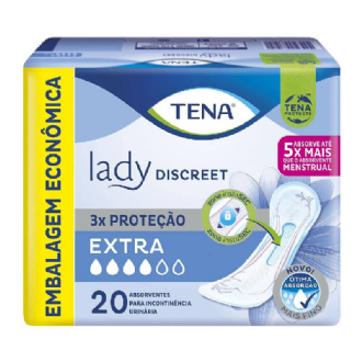 ABSORVENTE GERITRICO TENA LADY DISCREET SEM ABAS 20UN 