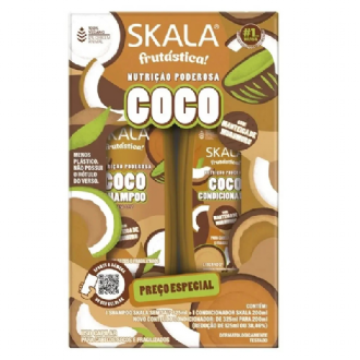 KIT SHAMPOO 325ML+ CONDICIONADOR 200ML SKALA COCO