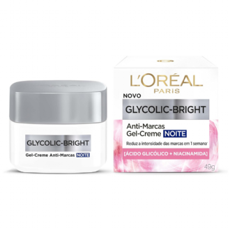 CREME GLYCOLIC BRIGHT NOITE ANTIMARCAS 49G