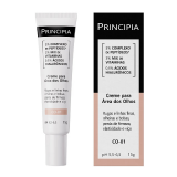 Creme para �rea dos Olhos Principia CO-01 5% Complexo Pept�deos + 3% Mix Vitaminas + 0,5% �cidos Hialur�nicos 15g