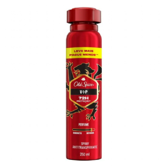 Desodorante Antitranspirante Spray Old Spice VIP 250ml