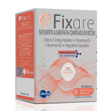 Fixare C�lcio + Vitamina D3 + Vitamina K2 + Magn�sio 30 Comprimidos