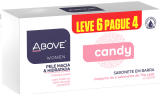 SABONETE ABOVE CANDY 75GR LEVE 6UN E PAGUE 4UN