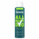 Desodorante Corporal Aerosol Rexona All Body Deo Active Fresh 150ml