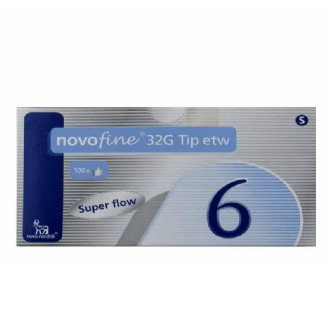 AGULHA DESCARTVEL NOVOFINE 32G 6MM 100U