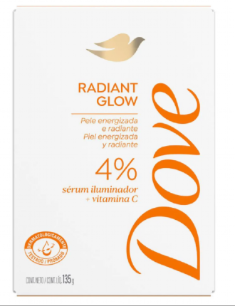 Sabonete em Barra Corporal Dove Radiant Glow 135g