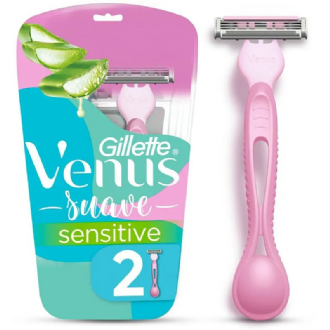 DEPILADOR GILLETTE VENUS SUAVE SENSITIVE 2 UNIDADES