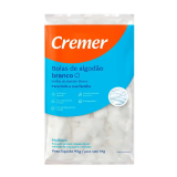 BOLAS DE ALGOD�O CREMER BRANCO 95g
