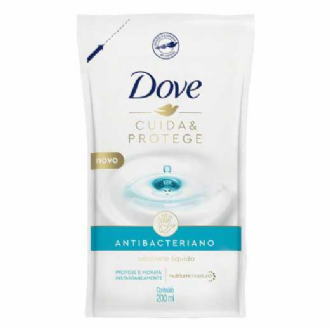 SABONETE LQUIDO ANTIBACTERIANO DOVE CUIDA & PROTEGE REFIL 200ML