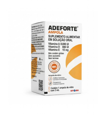 ADEFORTE ORAL 1 FRASCO AMPOLA 3 ML