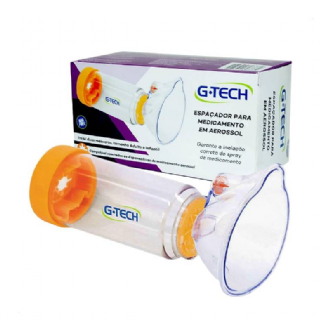 ESPA�ADOR PARA MEDICAMENTO AEROSSOL M�SCARAS EXTRA MACIAS ADULTO E INFANTIL G-TECH