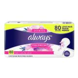 PROTETOR DIRIO ALWAYS SEM ABAS COM PERFUME 80U 