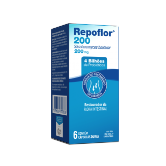 REPOFLOR 200MG 6 C�PSULAS