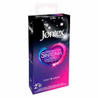 PRESERVATIVO JONTEX ORGASMO EM SINTONIA 4UN