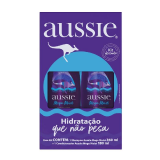 KIT SHAMPOO AUSSIE 360ML + CONDICIONADOR 180ML MEGA MOIST