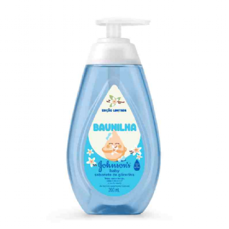 SABONETE LIQUIDO JOHNSON E JOHNSON BABY GLICERINA BAUNILHA 200ML