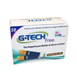 Tiras Reagentes para Medi��o de Glicose G-Tech Free1 50 unidades