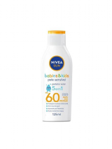 Protetor Solar Babies & Kids Pele Sens�vel 5 em 1 FPS60 Nivea Sun 125ml